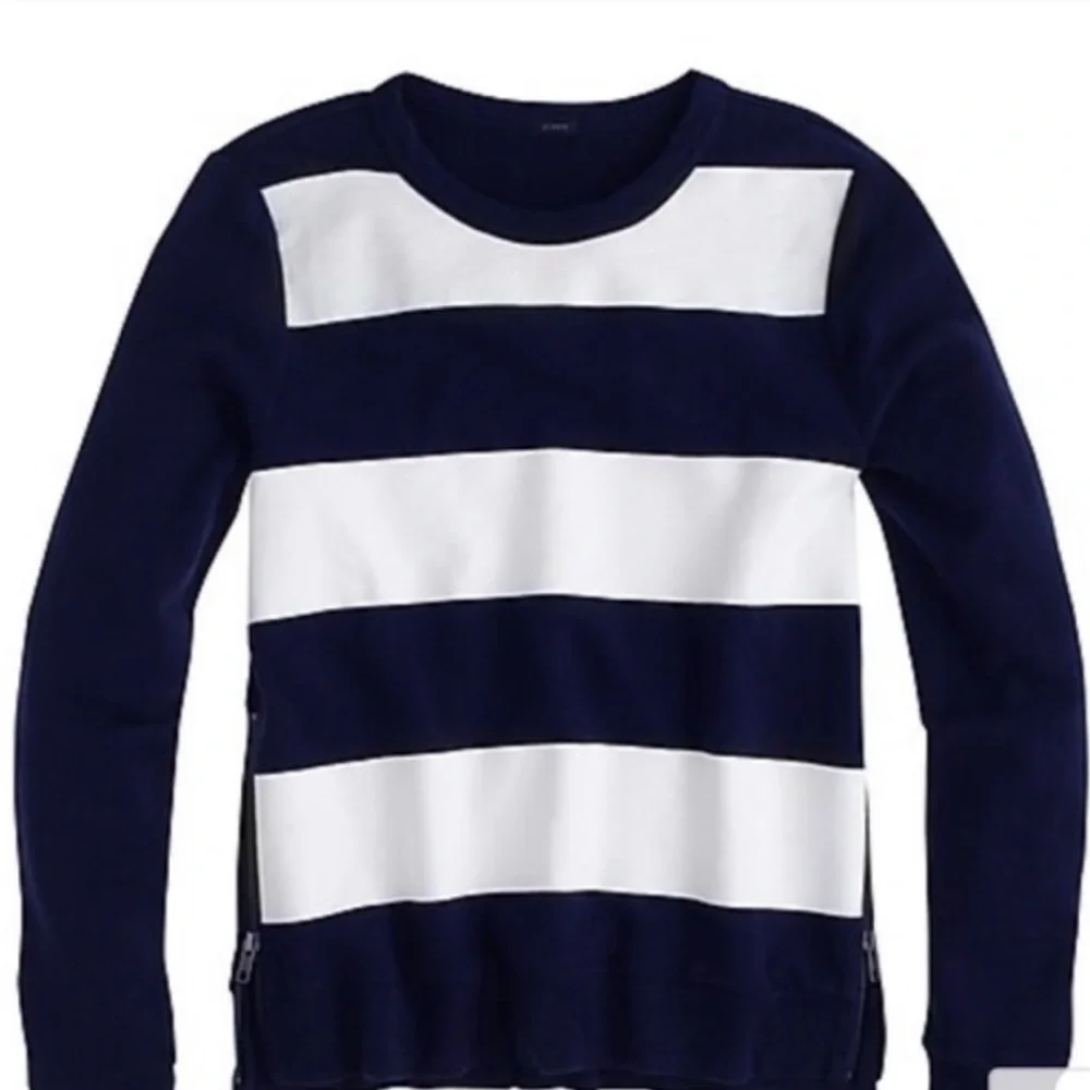 J. Crew Painted Stripe Sweatshirt